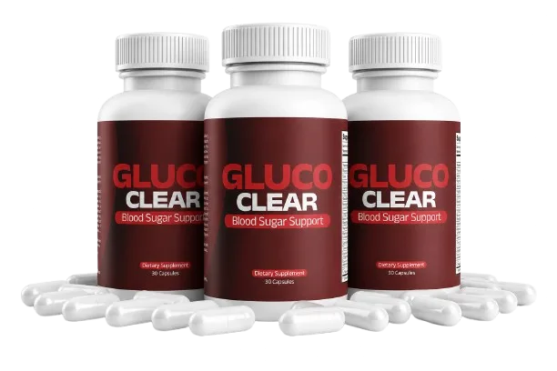 GlucoClear Blood Sugar Support, Healthy Glucose Metabolism, Natural Energy & Metabolic Wellness Formula
